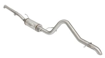 afe machforce xp 2.5in ss-409 cat-back exhaust 07-16 jeep wrangler (jk) v6-3.6l/3.8l (2-4 door) 49-48055 - image