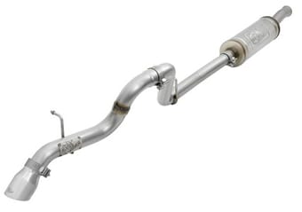 afe mach force-xp 2.5in catback high-tuck exhaust 18-21 jeep wrangler (jl)3.6l 4-door - polished tip 49-48065-1p - image