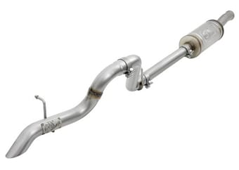 afe mach force-xp 2.5in 409ss axle-back hi-tuck exhaust system 18-20 jeep wrangler (jl) v6 3.6l 49-48075 - image