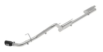 afe apollo gt series 409 stainless steel cat-back exhaust 2020 jeep gladiator 3.6l 49-48083-b - image