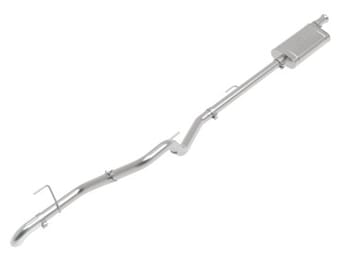 afe apollo gt series 2-1/2in 409 ss cat-back hi-tuck exhaust system 2020 jeep gladiator (jt) v6-3.6l 49-48088 - image