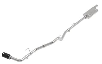 afe apollo gt series 2.5in 409ss 20-21 jeep gladiator (jt) v6-3.6l - black tip 49-48089-b - image