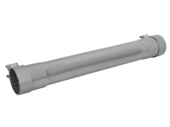 afe mach force-xp 409 ss muffler pipe 2.5in. inlet/outlet / 14in. body / 20in. length 49m00035 - image