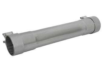 afe mach force-xp 304 stainless steel resonator 3in inlet/outlet x 3in dia x 16in l 49m10007 - image