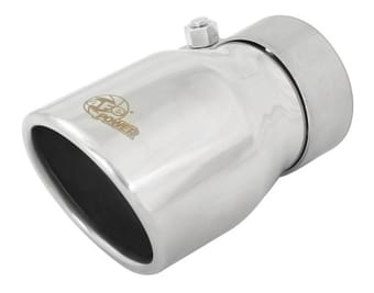 afe mach force-xp 2.5in inlet x 3-1/2in outlet x 6in length 2.5in 304 stainless steel exhaust tip 49t25354-p06 - image