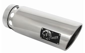 afe machforce xp cat-back ss-304 5in interooled exh tip 5in in x 6in outx16inl bolt-on right (pol) 49t50601-p161 - image