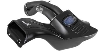 afe momentum xp pro 5r cold air intake system w/black aluminum intake tubes 15-18 ford f-150 v8-5.0l 50-30024r - image