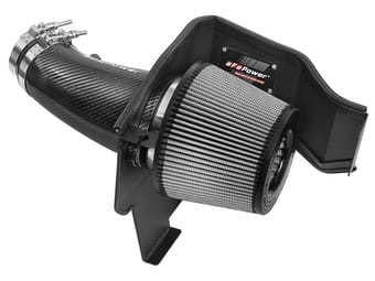 afe power magnum force carbon fiber stage 2 pro dry s cais - 11-22 dodge challenger/charger 12-14 chrysler 300 v8-6.4l 51-12172-c - image