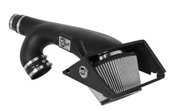 afe magnumforce stage-2 intake w/ rotomolded tube & pro dry s filter 2017 ford f-150 v6-3.5l (tt) 51-32972-b - image
