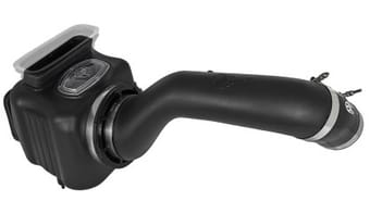 afe momentum hd pro dry s 2017 gm diesel trucks v8-6.6l cold air intake system 51-74008 - image