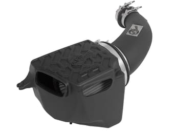afe momentum gt stage 2 dry s intake system 07-11 jeep wrangler (jk) v6 3.8l w/ mechanical fan 51-76213 - image