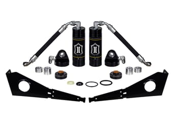 icon 2005-2023 toyota tacoma/2003-2024 4runner/2007-2014 fj cruiser, front, coilover reservoir upgrade kit w/ seals, pair 51035 - image