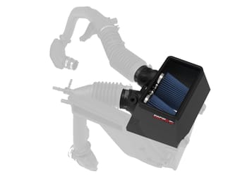 rapid induction cold air intake system w/pro 5r filter 19-23 ford edge v6 2.7l (tt) 52-10003r - image