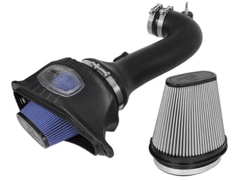 afe momentum air intake system pro 5r w/ extra filter 15 chevy corvette z06 (c7) v8 6.2l (sc) 52-74202-1 - image