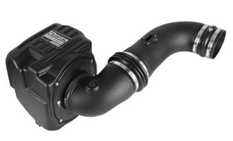 afe quantum pro dry s cold air intake system 08-10 gm/chevy duramax v8-6.6l lmm - dry 53-10005d - image