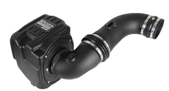 afe quantum pro 5r cold air intake system 08-10 gm/chevy duramax v8-6.6l lmm - oiled 53-10005r - image