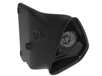 afe power 15-20 ford mustang 2.3l l4/3.7l v6/5.0l v8 dynamic air scoop - black 54-13015s - image