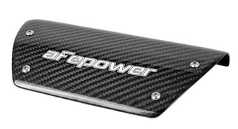 afe magnum force stage-2 intake carbon fiber trim piece fits intakes 54-76305 or 54-13032r 54-13032cc - image