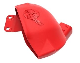 afe magnum force cold air intake system scoop 19-20 ford ranger 2.3l(t) - red 54-13056sr - image