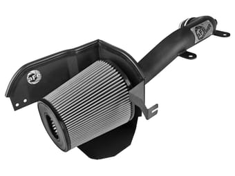 afe magnum force stage-2xp cold air intake w/pro dry filter 18-23 jeep wrangler jl 2.0t- media black 54-53029d - image