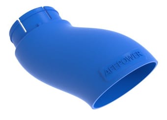 afe dynamic air scoop 2015 dodge challenger v6-3.6 / v8-5.7/6.4l hemi - blue 54-72203-sl - image