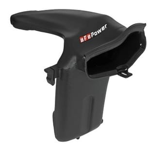 afe momentum hd dynamic air scoop 2017 ford diesel trucks v8-6.7l (td) 54-73006-s - image