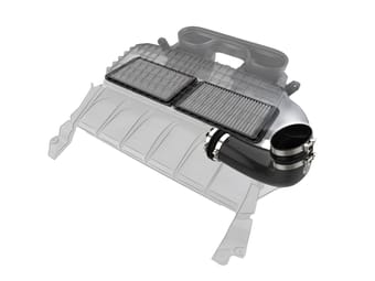 afe super stock pro dry s induction system 2021 ram 1500 trx v8-6.2l sc 55-10014dc - image