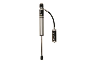 icon 2005-2023 toyota tacoma, 1.5-3" lift, rear, 2.0 aluminum series remote reservoir shock 56515r - image