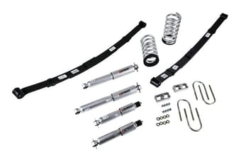 belltech lowering kit 82-04 s10 2inch-3inch/4inch sp shocks 568sp - image