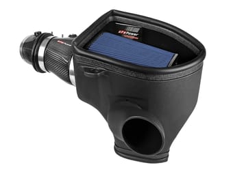 afe magnum force stage-2 track series carbon fiber ais w/ pro 5r media - 18-23 dodge challenger v8-6.2l 57-10001r - image