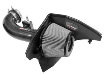 afe track series carbon fiber pro dry s ais - 16-19 chevrolet camaro ss v8-6.2l 57-10005d - image