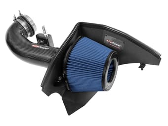 afe track series carbon fiber pro 5r ais - 16-22 chevrolet camaro ss v8-6.2l 57-10005r - image