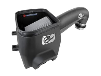 afe 19-20 dodge ram 1500 5.7l track series carbon fiber cold air intake system w/pro dry s filter 57-10011d - image