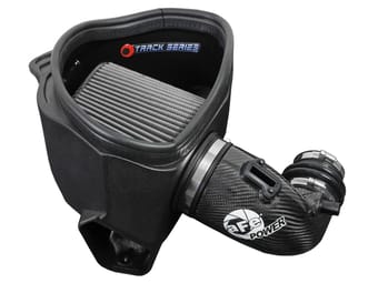 afe 20-21 bmw z4 m40i (g29) l6-3l (t) b58 track series carbon fiber intake system w/pro dry s filter 57-10017d - image