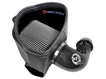 afe 19-22 bmw z4 30i 2.0l (t) track series carbon fiber cold air intake system w/ pro dry s filter 57-10026d - image