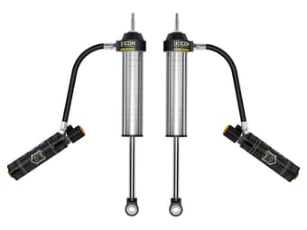 icon 2022-2025 toyota tundra 0-1.5" lift/2023-2025 sequoia 0-4" lift, rear, v.s. 3.0 series shock absorbers, remote reservoir w/ cdev, pair 57845ep - image