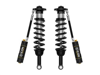 icon 2022-2025 toyota tundra 1.25-3.5" lift/2023-2025 sequoia 3-4.5" lift, front, v.s. 2.5 series coilover kit, remote reservoir w/ cdcv, pair 58770c - image