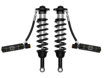 icon 2024 lexus gx550, 1.25-3" lift, front, v.s. 2.5 series coilover kit, remote reservoir w/ cdev, pair 58790e - image