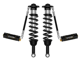 icon 2024 toyota land cruiser 250 series, 1.25-3" lift, front, v.s. 2.5 series coilover kit, remote reservoir w/ cdcv, pair 58791c - image