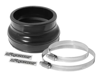 afe magnum force cai univ. (4-1/4in id to 3-1/2in id x 2-1/2in l) straight reducing coupler - black 59-00033 - image