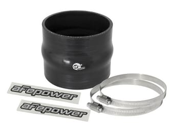 afe magnum force silicone replacement coupling kit 3.5in id x 3in length straight coupler w/ hump 59-00045 - image
