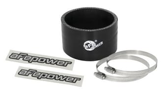 afe magnum force cai univ. silicone coupling kit (2.75in. id / 1.75in. l) straight coupler - black 59-00057 - image
