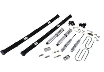 belltech lowering kit with sp shocks 04-12 chevrolet colorado/canyon (all cabs) z85 604sp - image