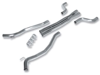 borla 10-15 camaro ss 6.2l v8 at/mt rwd 2dr x-pipe 2.5in 60512 - image