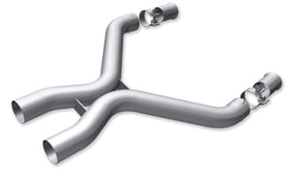 borla 11-12 ford mustang gt/shelby gt500 5.0l/5.4l 8cyl at/mt 6speed rwd x pipe 60513 - image
