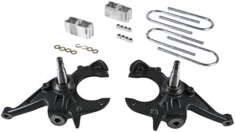 belltech lowering kit w/o shocks 82-04 chevrolet s10/s15 pickup ext. cab (4 &6 cyl.) 613 - image