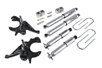 belltech lowering kit with sp shocks 82-04 chevrolet s10/s15 pickup ext. cab (4 &6 cyl.) 613sp - image