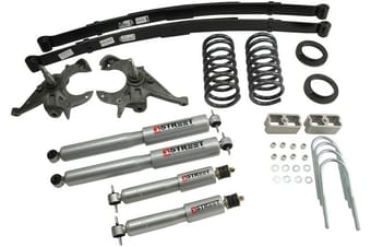 belltech lowering kit with sp shocks 1994-2004 chevrolet s10/s15 pickup 4 cyl. (std cab) & 1982-1993 chevrolet s10/s15 pickup 4&6 cyl. (std cab) & 1983-1994 chevrolet blazer/jimmy 4&6 cyl. 616sp - image