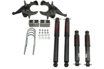 belltech lowering kit with nd2 shocks 82-04 chevrolet s10/s15 pickup ext. cab (4 &6 cyl.) 617nd - image
