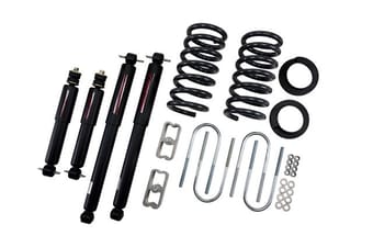 belltech lowering kit with nd2 shocks 94-04 s10 / s15 ext cab pickup only (4cyl.) & 82-93 s10 / s15 pickup ext cab pickup only (4 & 6cyl.) 618nd - image